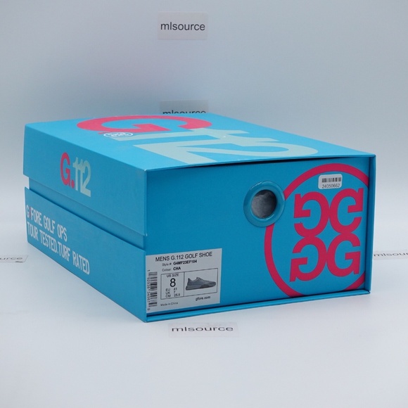 NEW G/FORE G.112 Golf Shoe G4MF23EF104-CHA Charcoal Drip - Picture 7 of 7